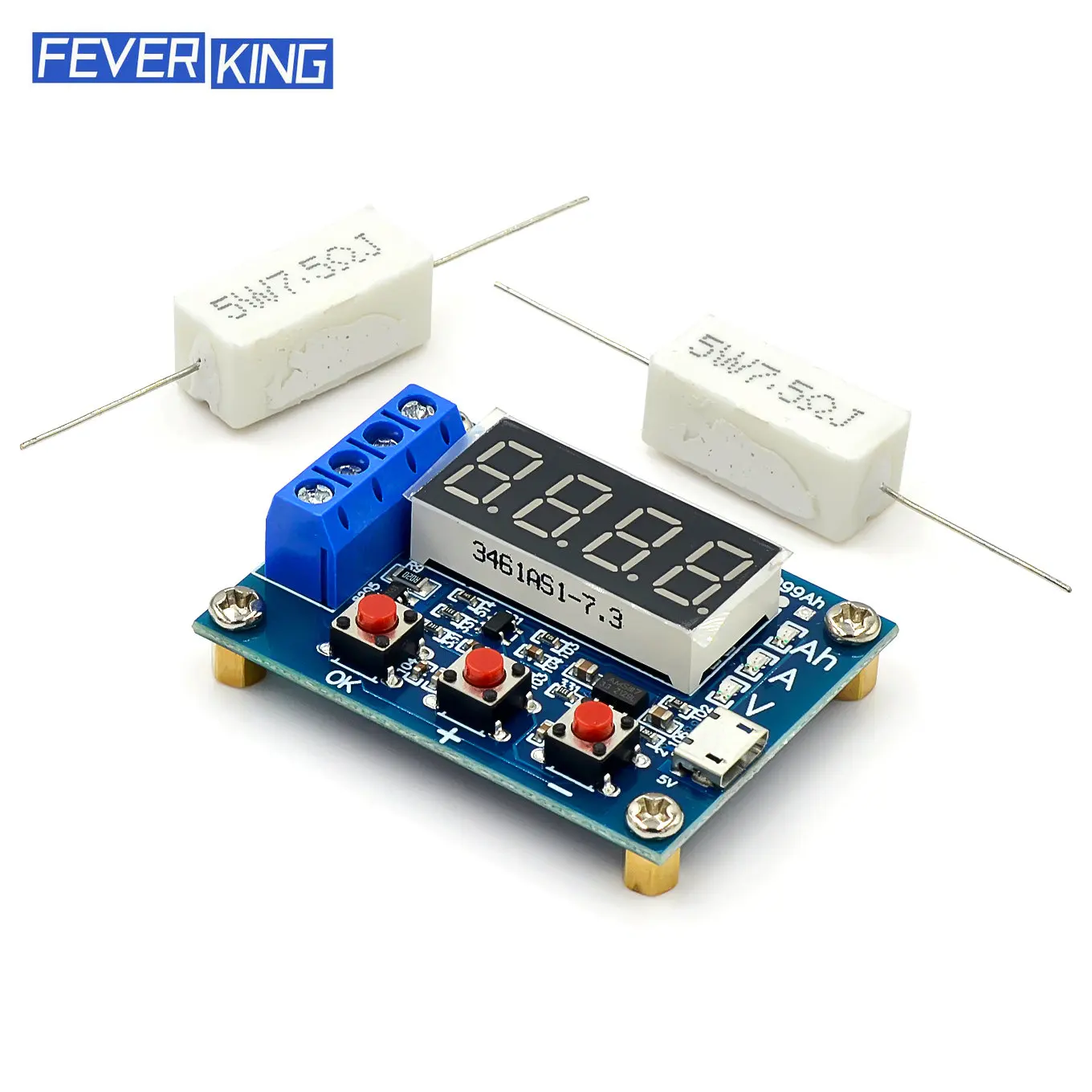 

1.2v 12v 18650 ZB2L3 Li-ion Lithium Battery Capacity Tester + Resistance Lead-acid Battery Capacity Meter Discharge Tester