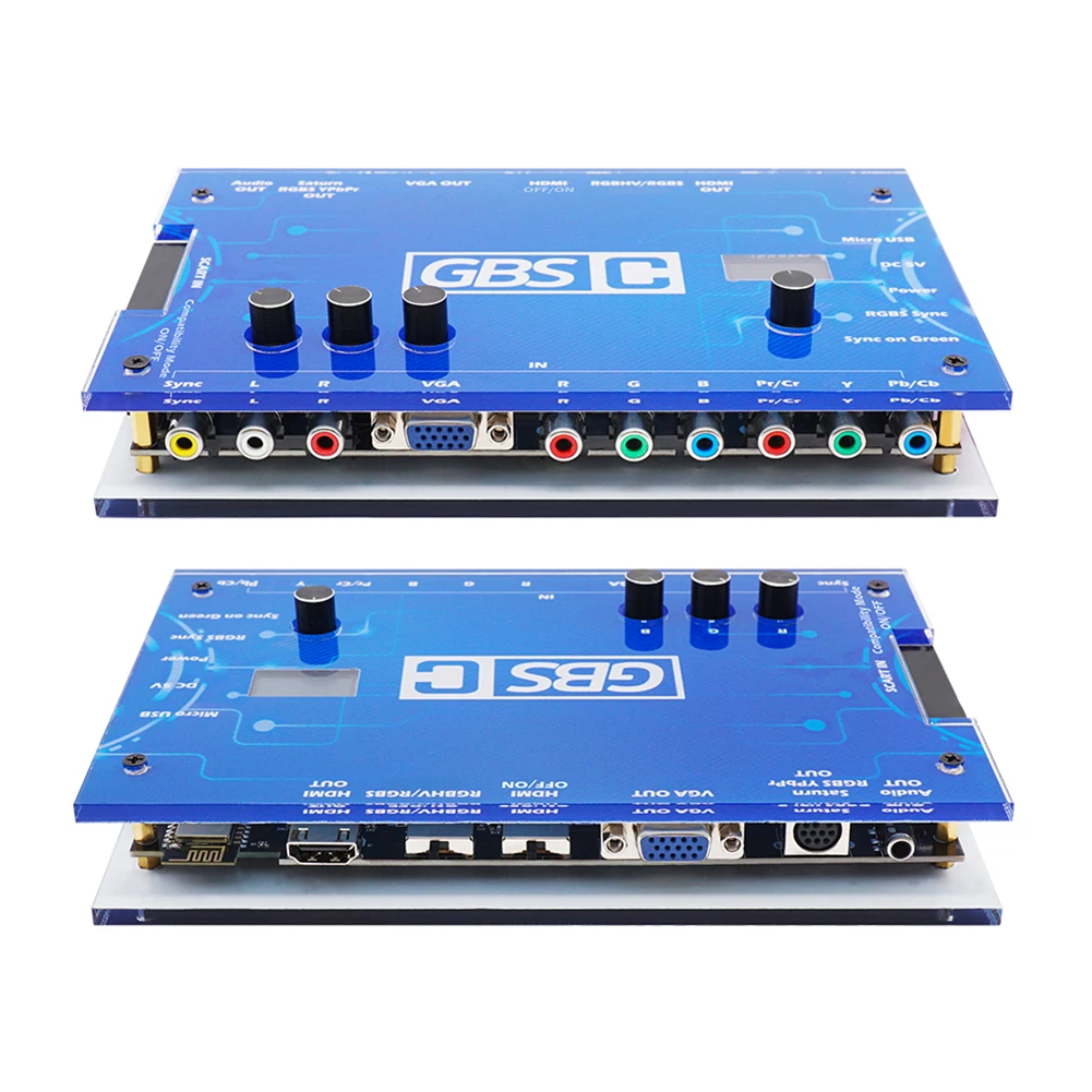 Видеоконвертер GBS Control GBSC, Переходник VGA Scart Ypbpr с сигналом на VGA HD, совместим с игровой консолью SEGA Dreamcast PlayStation2