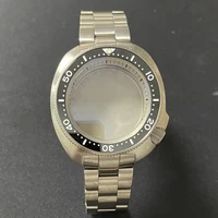 watch modify parts 45 2mm titanium material turtle 6105 watch casetitanium bracelet sapphire fit nh3536 automatic movement
