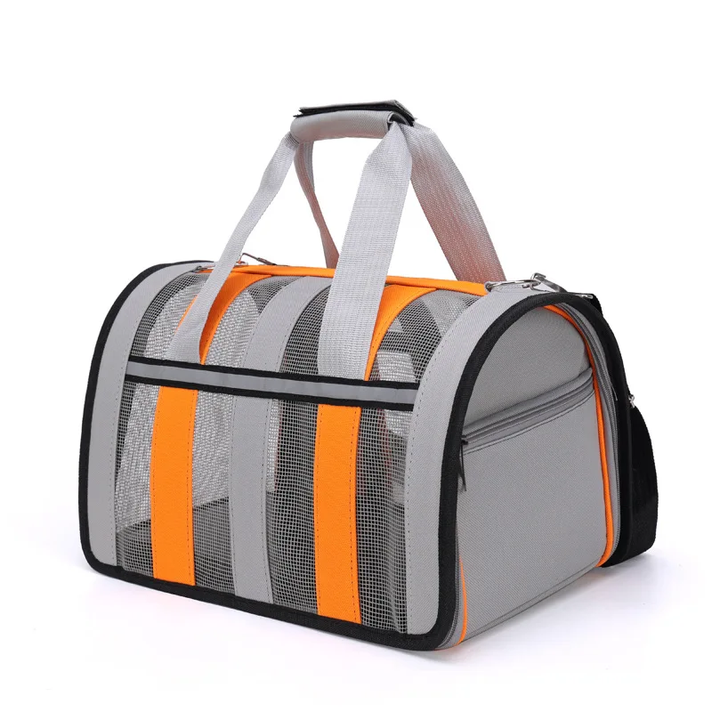 

Pet Carrier Cat Backpack Portable Breathable Foldable Bag Cat Dog Carrying Bag Outgoing Travel Pets Handbag With Shoulder Strap