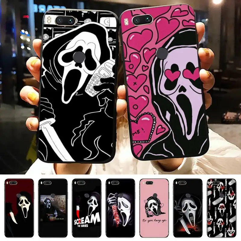 

Ghostface horror Scream art Phone Case For Xiaomi Redmi note 7 8 9 11 i t s 10 A poco f3 x3 E pro lite funda shell