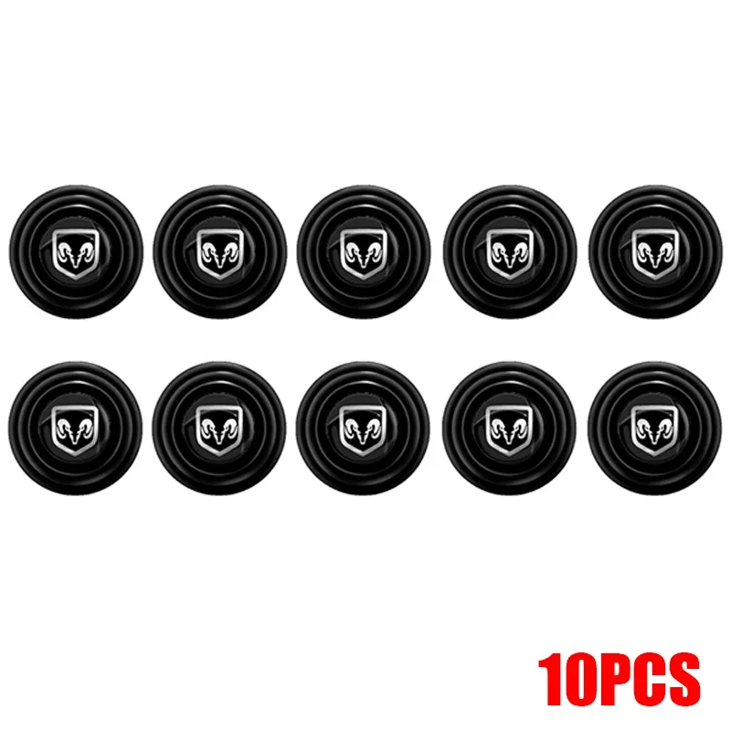 

10 шт., противоударная прокладка для двери автомобиля, наклейка на амортизатор для Dodge, аксессуары Ram 1500 Coolway Challeager Caliber Truck Vipe