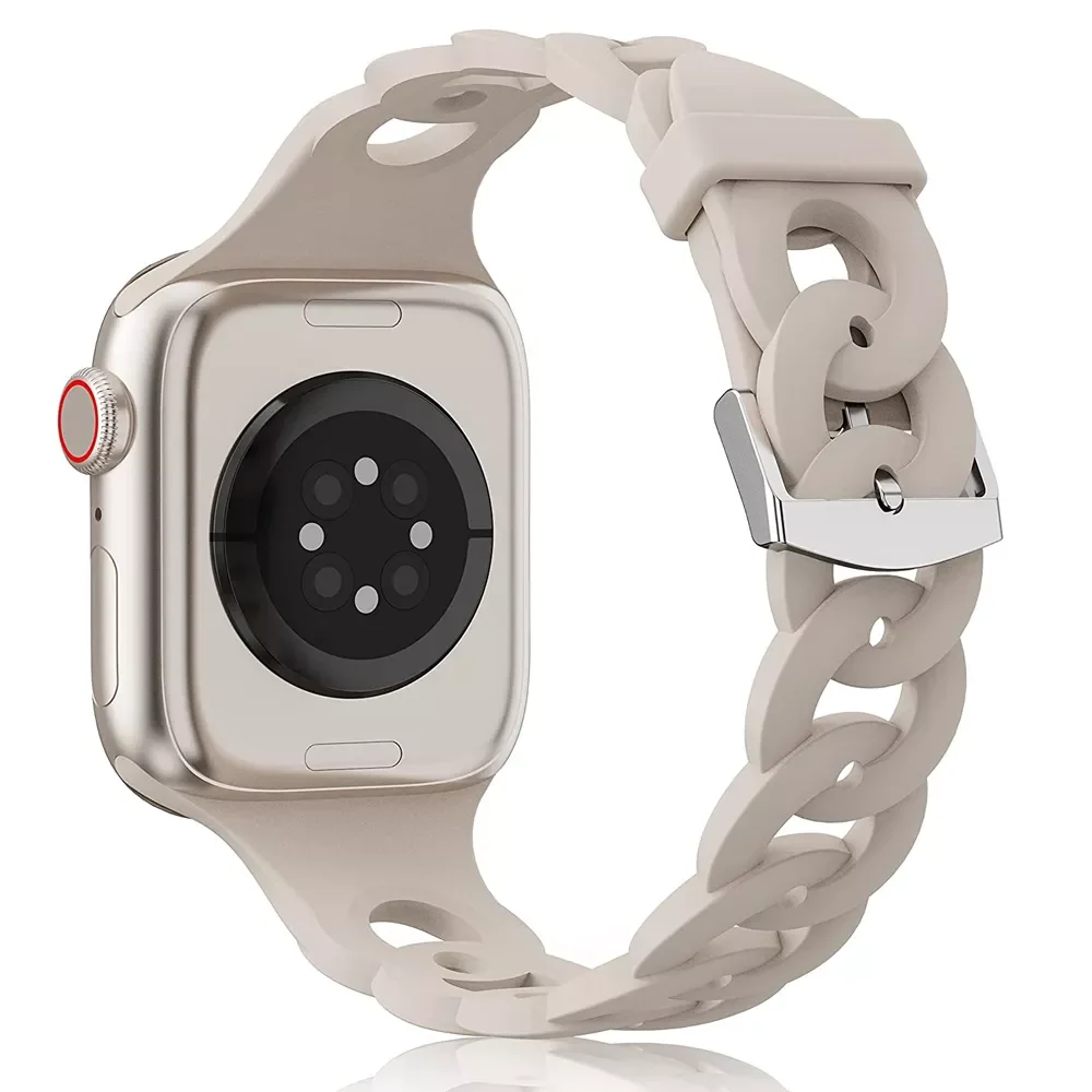 

Strap For Apple Watch band 45mm 41mm 44mm 40mm 38mm 42mm smartwatch silicone pulseira bracelet correa iWatch serie 3 4 5 6 7 se
