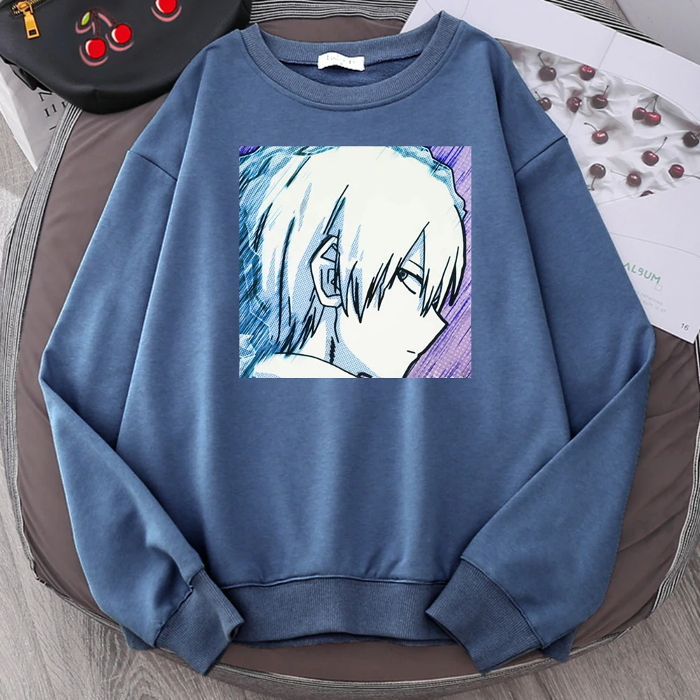 Мужские свитшоты с длинным рукавом и надписью My Hero Академия |