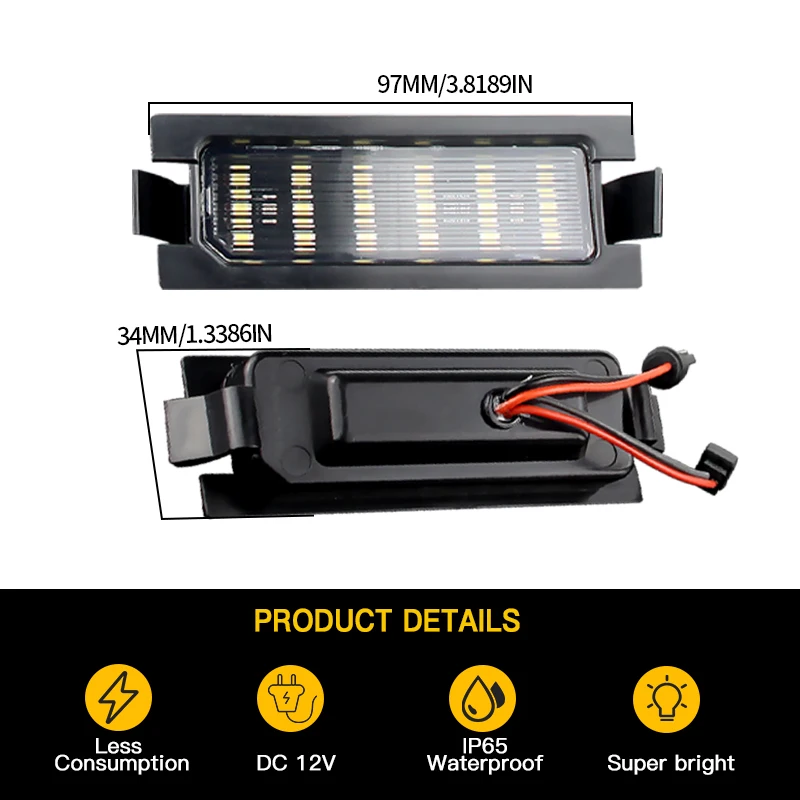 925011 H500 925021 Задний фонарь номерного знака в сборе для Hyundai I30 (GD)2013- Accent 2011-2017