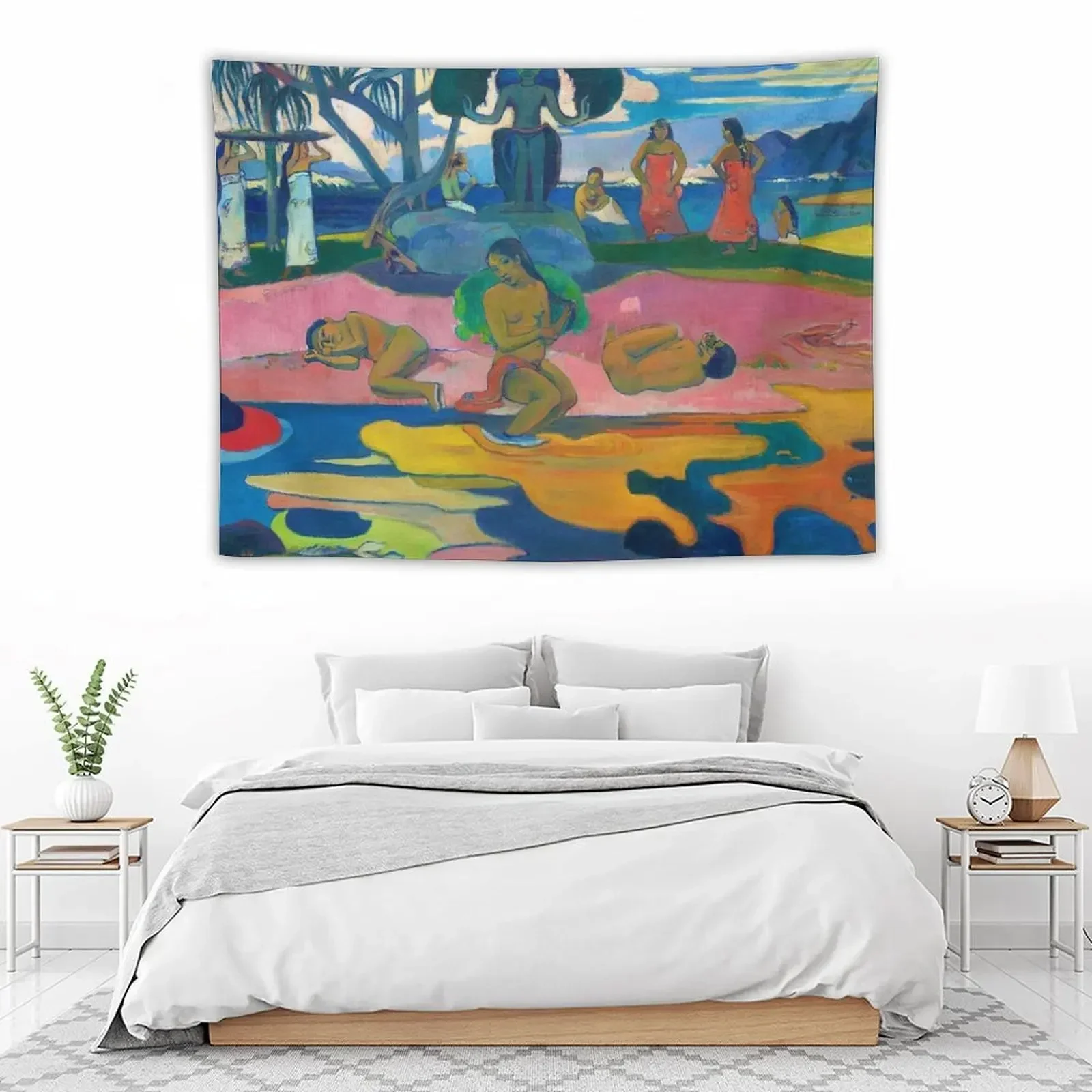 Paul Gauguin Mahana no atua (День Бога) Гобелен на заказ Милый декор комнаты Декоративные