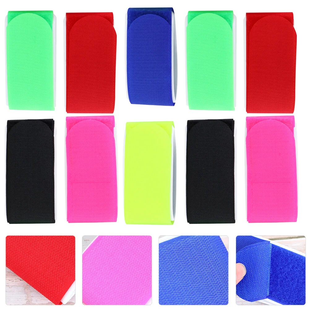 

10 Pcs Adjustable Straps Rod Holder Ski Fixing Carrying Snowboard Band Nylon