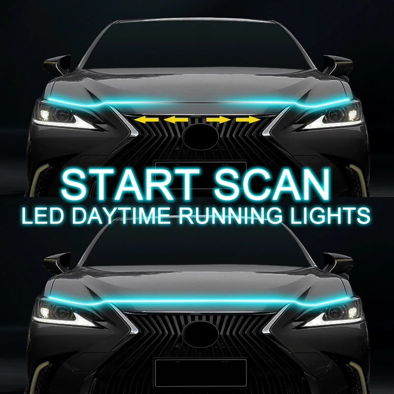 FCCEMC обновление 12 В фотокамера автомобиля фотокамера дневные ходовые осветительные полосы Авто Декор атмосфера неоновая лампа подсветка DRL Универсальная FCCEMC обновление 12 В фотокамера автомобиля фотокамера дневные ходовые осветительные полосы Авто Декор атмосфера неоновая лампа подсветка DRL Универсальная