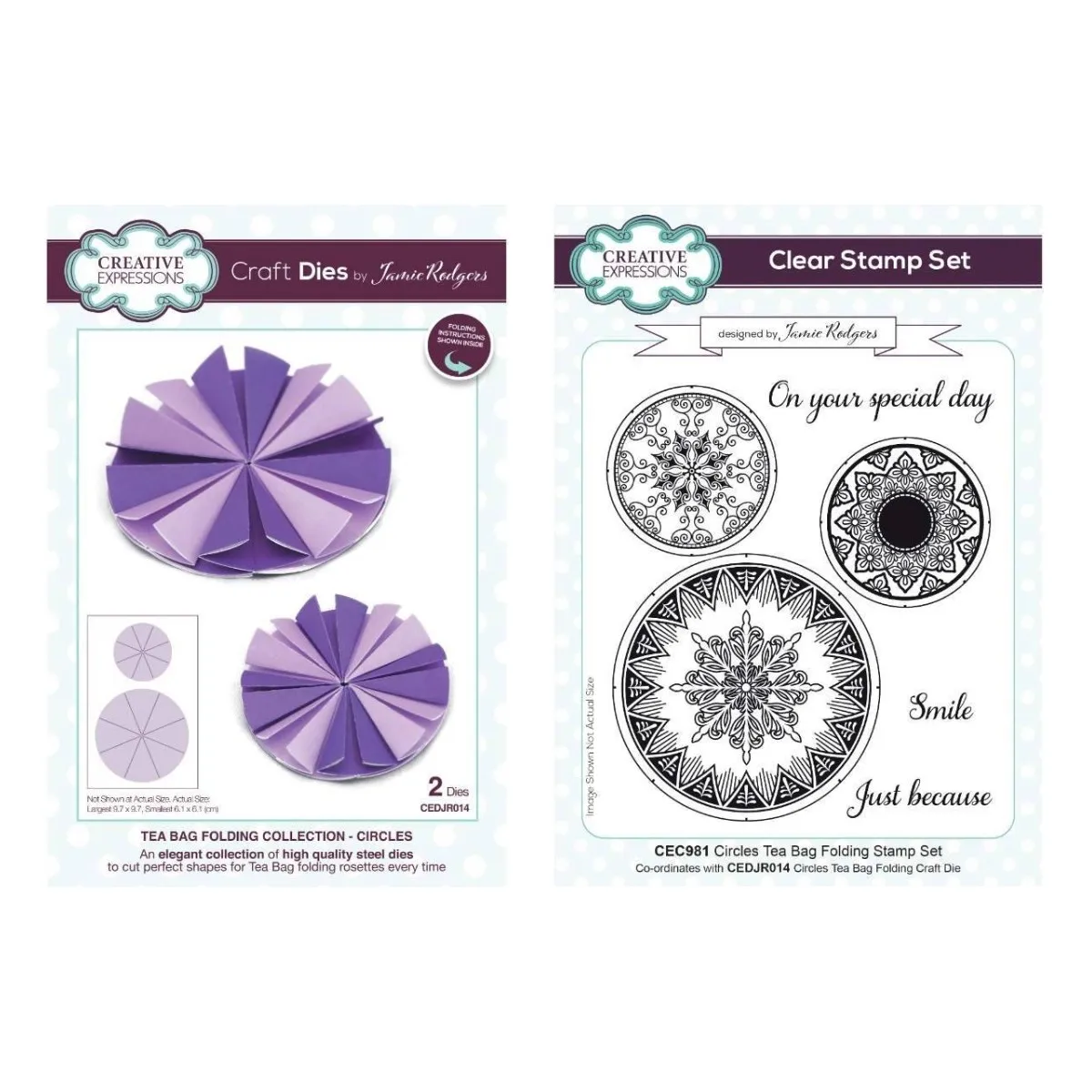 

2022 New Tea Bag Folding Circles Cutting Dies Clear Cling Stamps Diy Craft Paper Cards Scrapbooking Decoration Embossing Molds