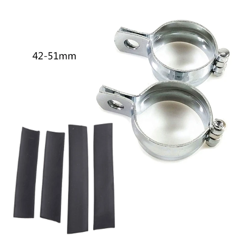 Motorbike Fog Light Turn Signal Spotlight Mount Clamp Holder for Motor Modificaiton Enthusiasts