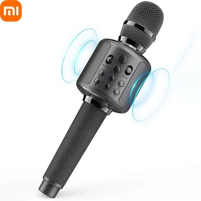 

Xiaomi Wireless Microphone Singing Machine Portable Bluetooth Speaker Portable Microphone for Christmas Birthday Party At Home
