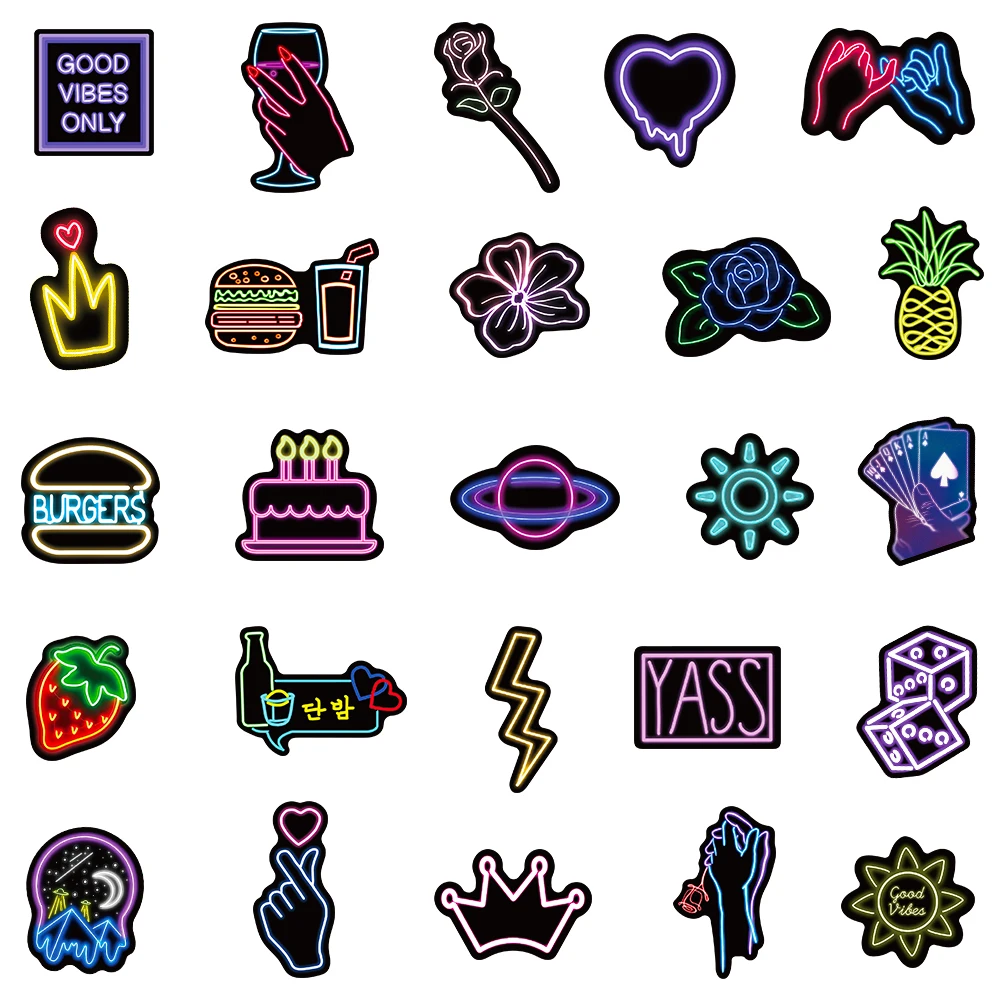 Смешанные Аниме фигурки граффити стикеры s для гитары ноутбука скейтборда демона