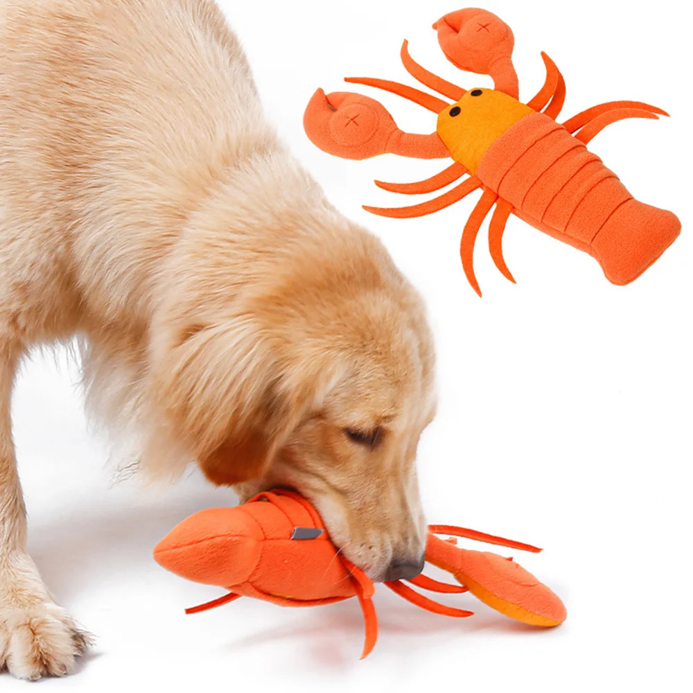 

Large Lobster Toys Giant Dogs Pets Interactive Toys Chew Training For Large Dogs Chew Toys Chihuahua Plush Stuffing Squeakers