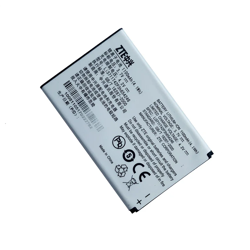 100% Оригинальный аккумулятор 1500 мАч Li3711T42P3h654246 для телефона ZTE U790 V790 N790 N790S U805 U232 U230