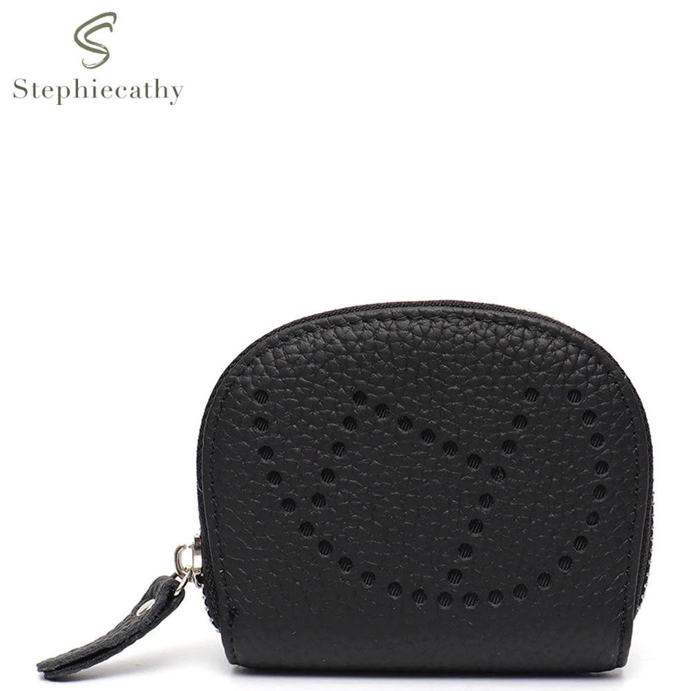 

Женский кошелек из натуральной кожи, с отделением для кредитных карт