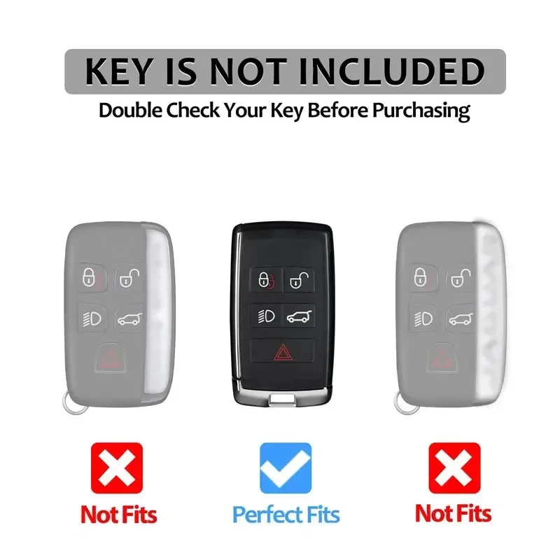 Защитный чехол для брелока из углеродного волокна Land Rover Range Defender 110S Dsicovery Vogue Sport HSE