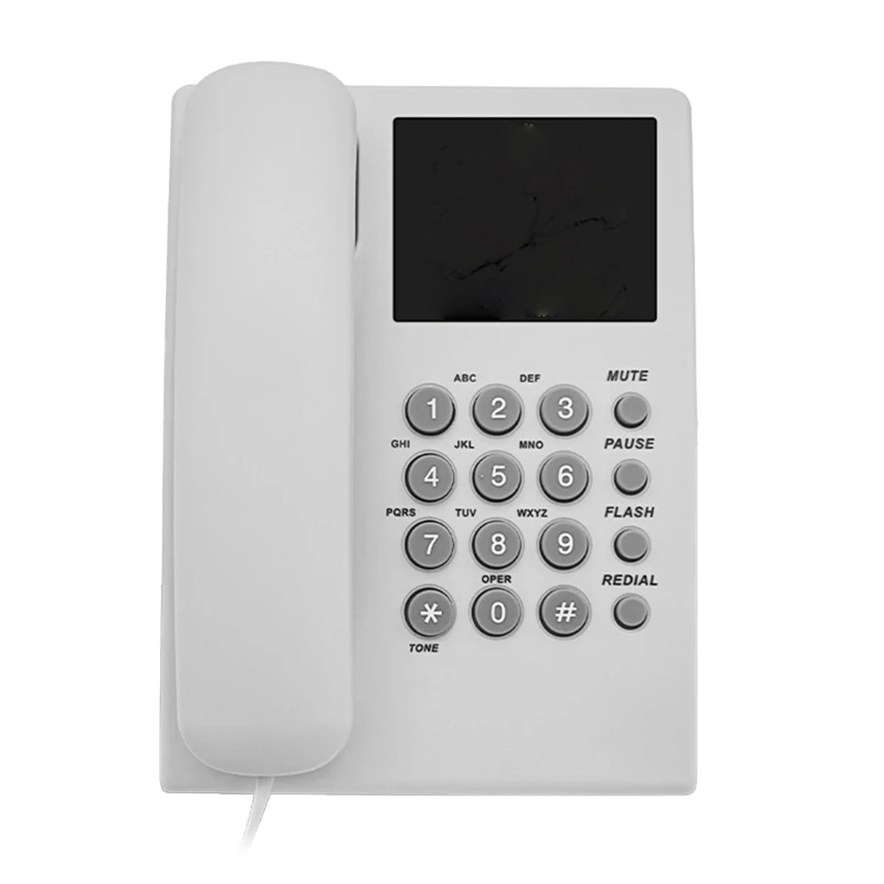 Проводной стационарный телефон Стационарный настольный с шумоподавлением Вызов