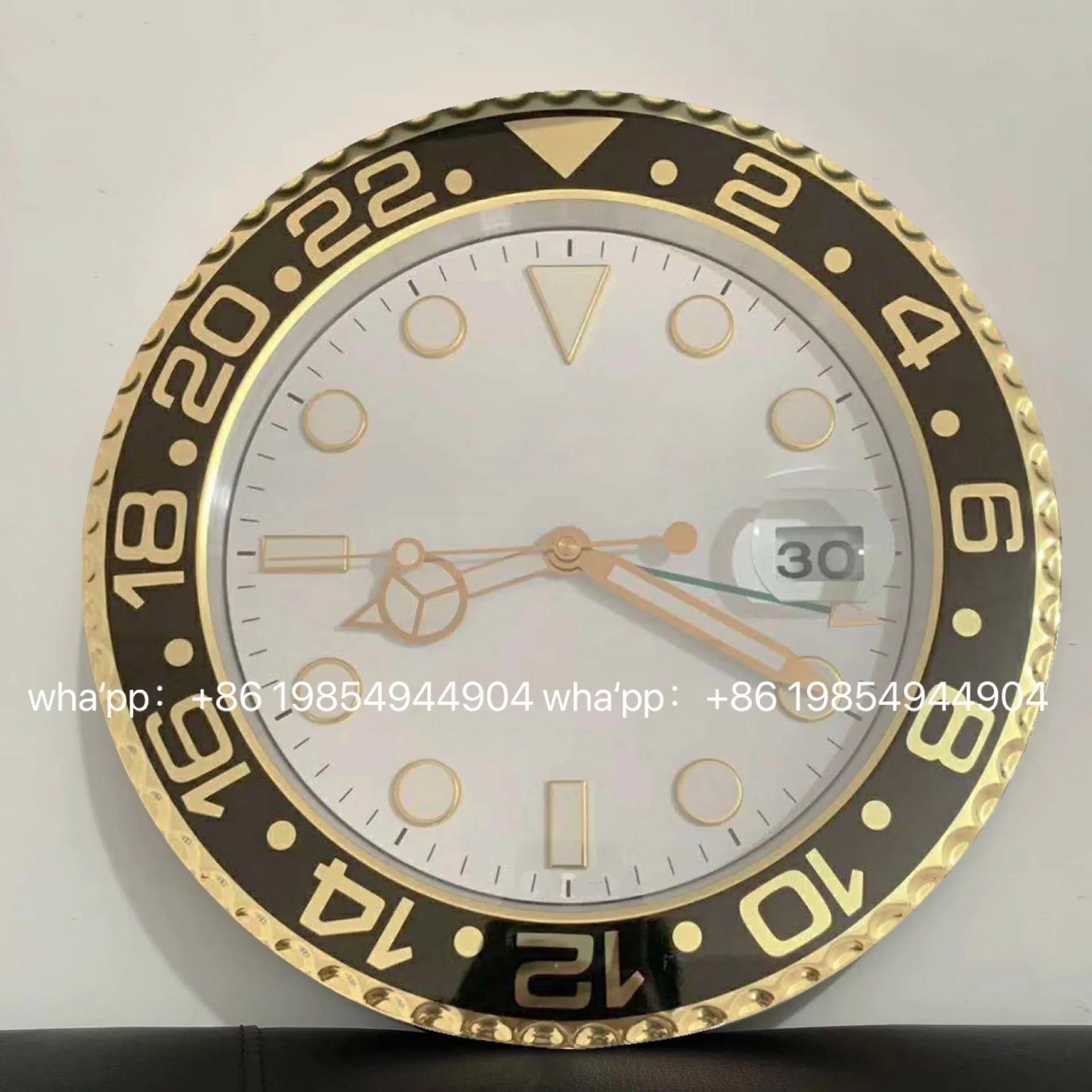 Роскошные дизайнерские настенные часы металлические большие дешевые из