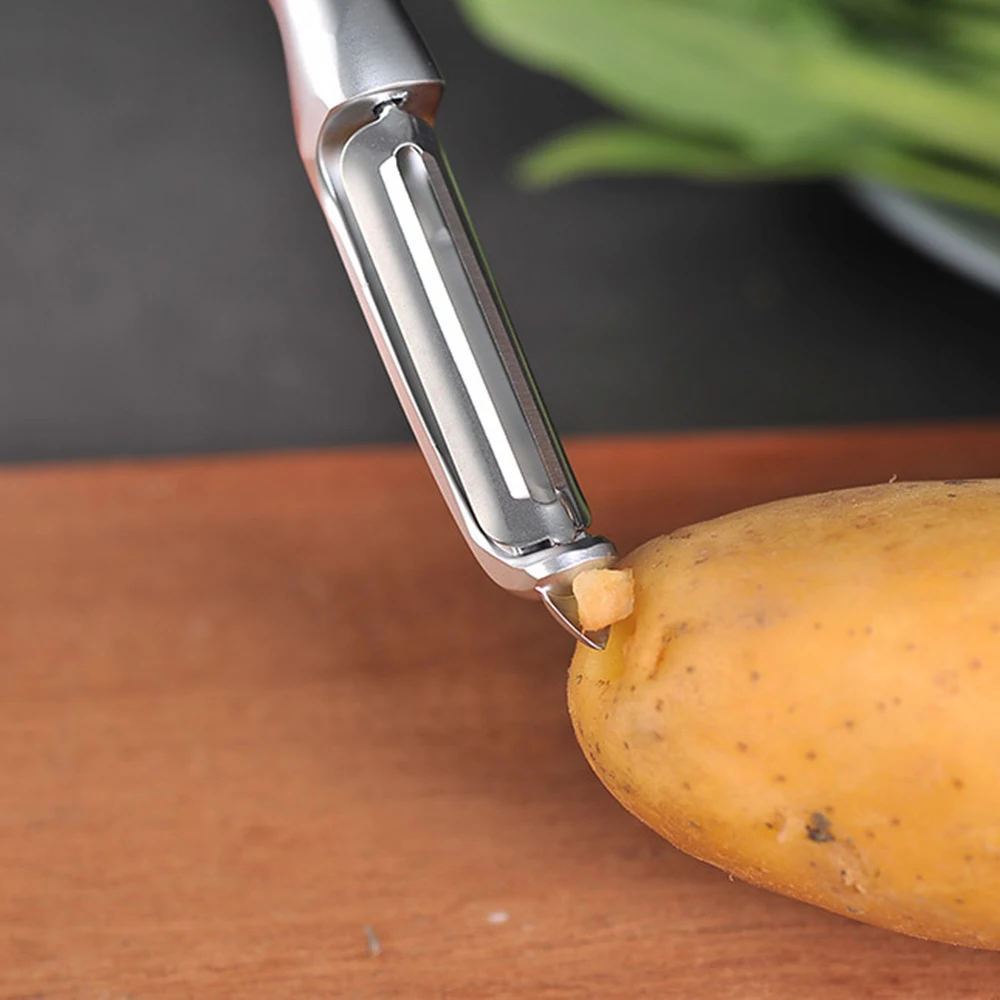 

Kitchen Vegetable Peeler Stainless Steel Melon Planer Thickening Peeler Household Multiple-Function New Fruit Vegetable Peeler