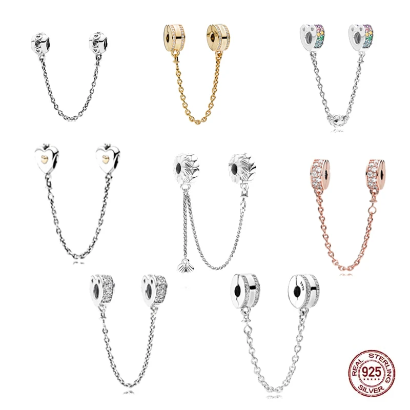 

Цепочка Из серебра S925 пробы с бусинами для браслета Pandora