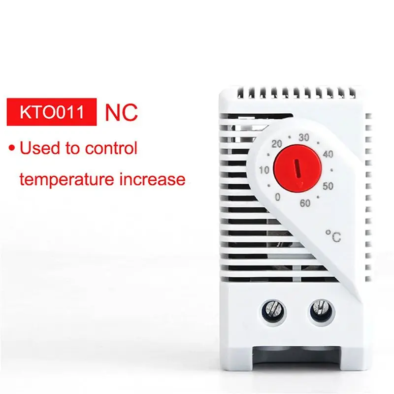 Фото DT17 для SINOTIMER KTO011 Мини-термостат для шкафа, механический регулятор температуры 0-60 ° C для охлаждения вентилятора фильтра обогревателя №3