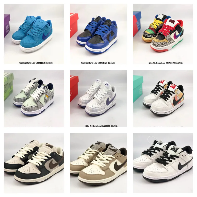 

A23 2023 High Quality Fashion Classic Men Women Low Skateboarding Shoes Outdoor Sport Sneakers 36-45