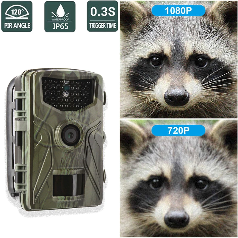 

1080P Hunting Trail Camera Wildlife Tracking Surveillance HC804A Infrared Night Vision Wild Cameras Photo Traps