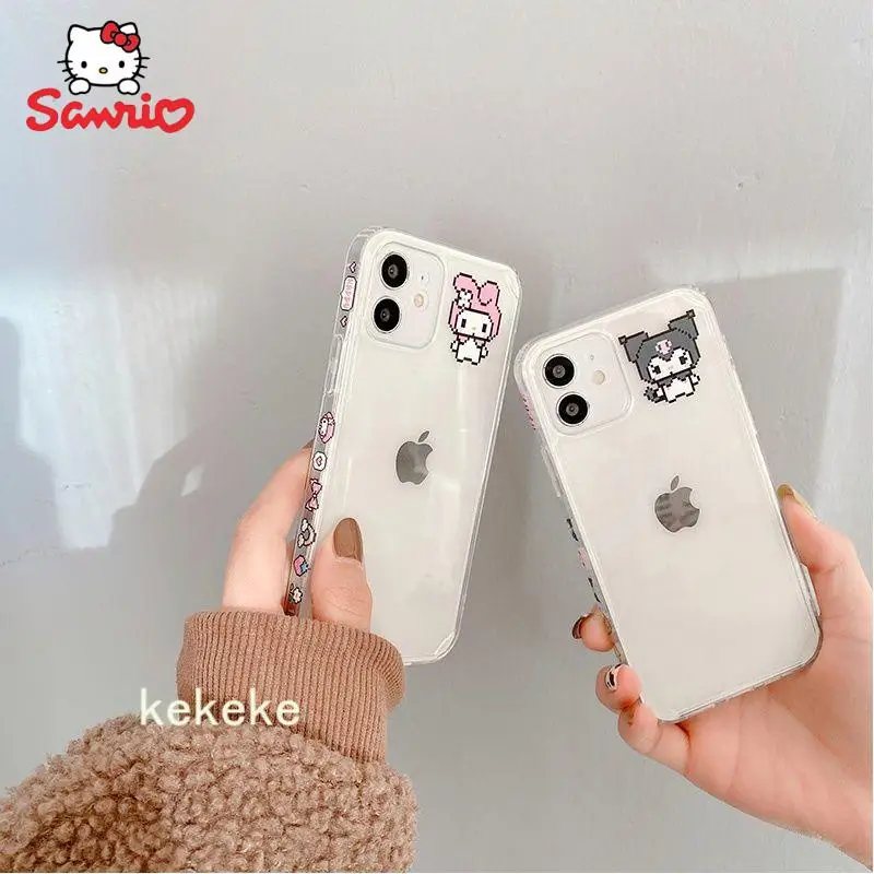 

Sanrio Kuromi My Melody Mobile Phone Case for Iphone13 13Pro 13Promax 12 12Pro Max 11 Pro X Xs Max Xr 7 8 Plus Back Cover Case