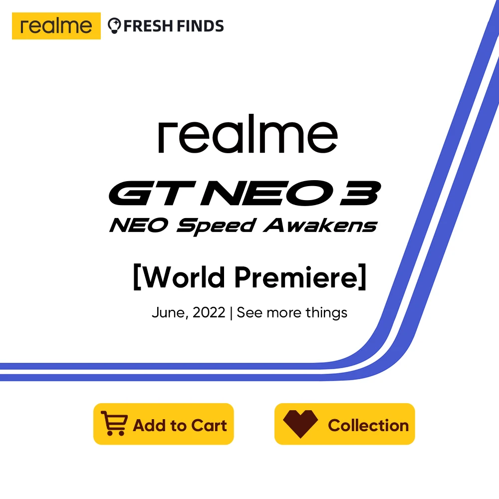 Скоро в продаже realme GT NEO 3! - 200 лучших товаров с Али