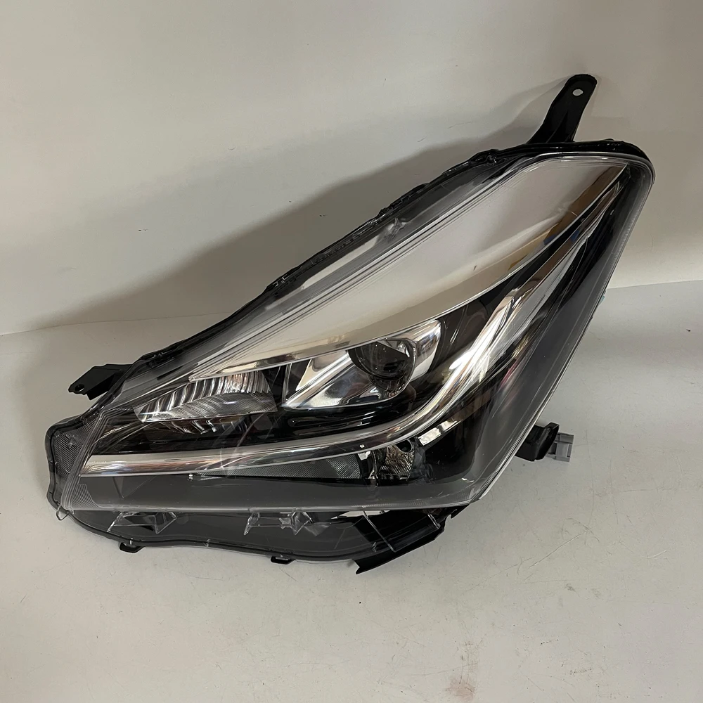 Фары для Toyota VITZ KSP130 2014 81185-52J10 81150-52D20A Пара светодиодных линз налобных фонарей с
