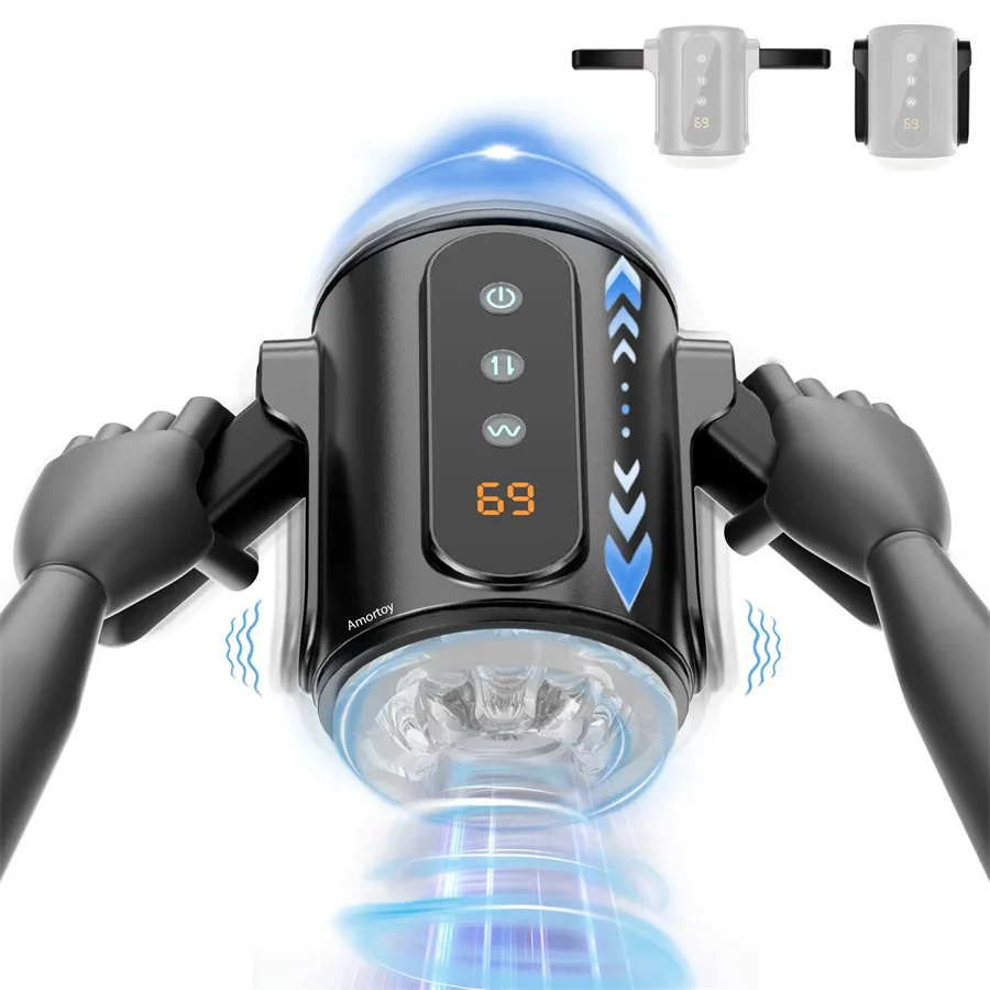 Складные ручки мужской мастурбатор чашка вибрационная карманная киска минет