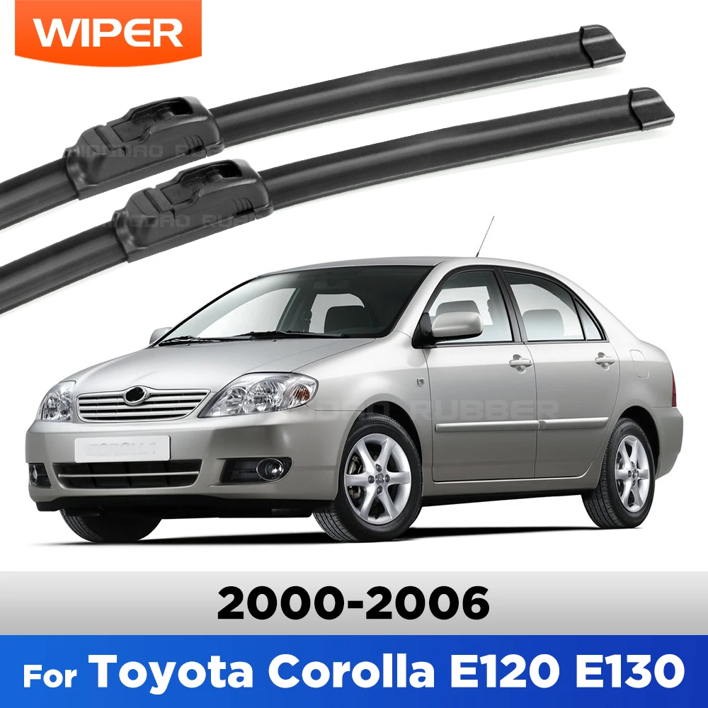 

Для Toyota Corolla E120 E130 120 130 2000-2006 стеклоочиститель передние щетки стеклоочистителя лобовое стекло щетка для окон 22 "+ 19"
