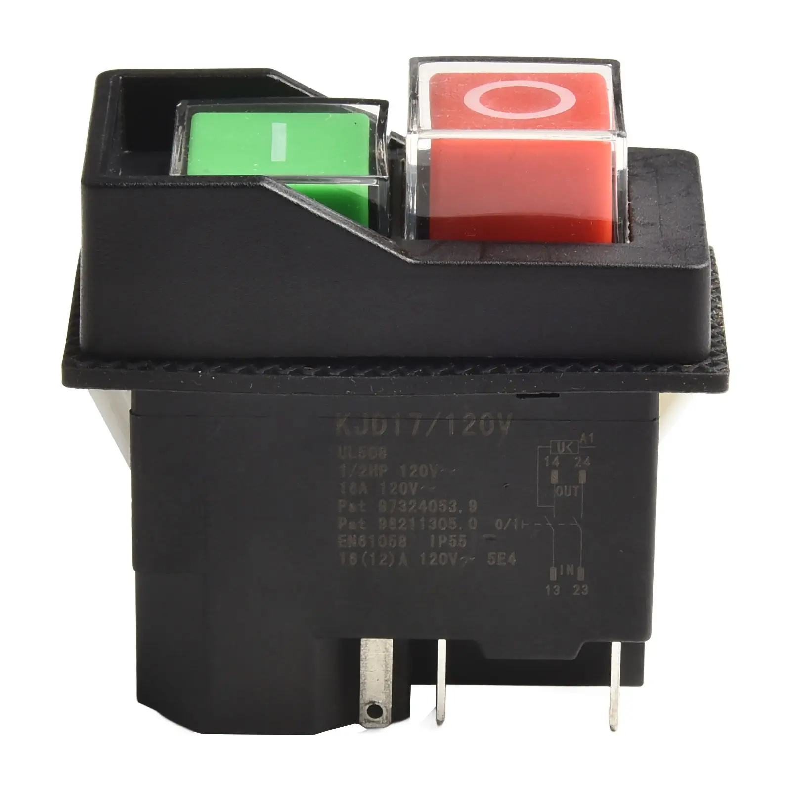 KJD17/120 В водонепроницаемый электромагнитный кнопочный переключатель 5Pin Kjd17 120