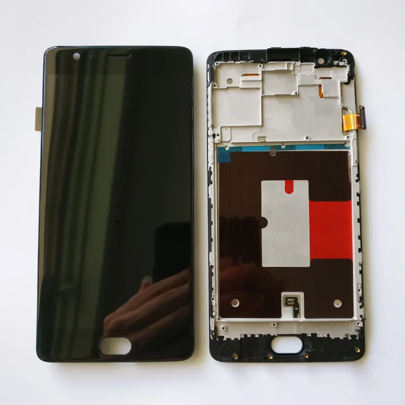 Оригинальный AMOLED дисплей 5 дюйма для Oneplus 3 3T 1 + A3000 a3003 A3010 ЖК-дисплей с рамкой и