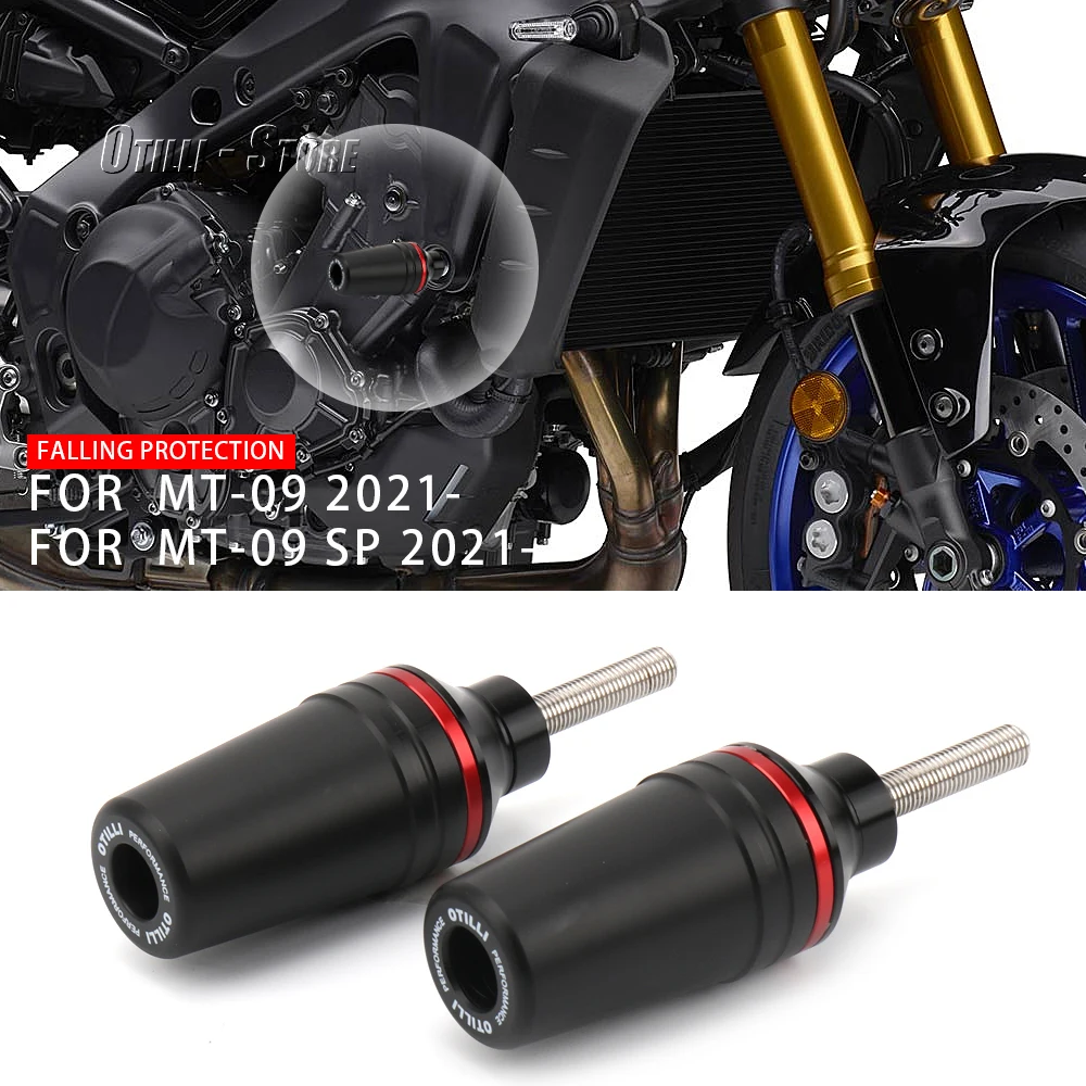 

Motorcycle Accessorie Crash Guard For Yamaha MT09 mt09 MT 09 MT-09 SP 2021 2022 2023 Frame Sliders Engine Falling Protection Pad