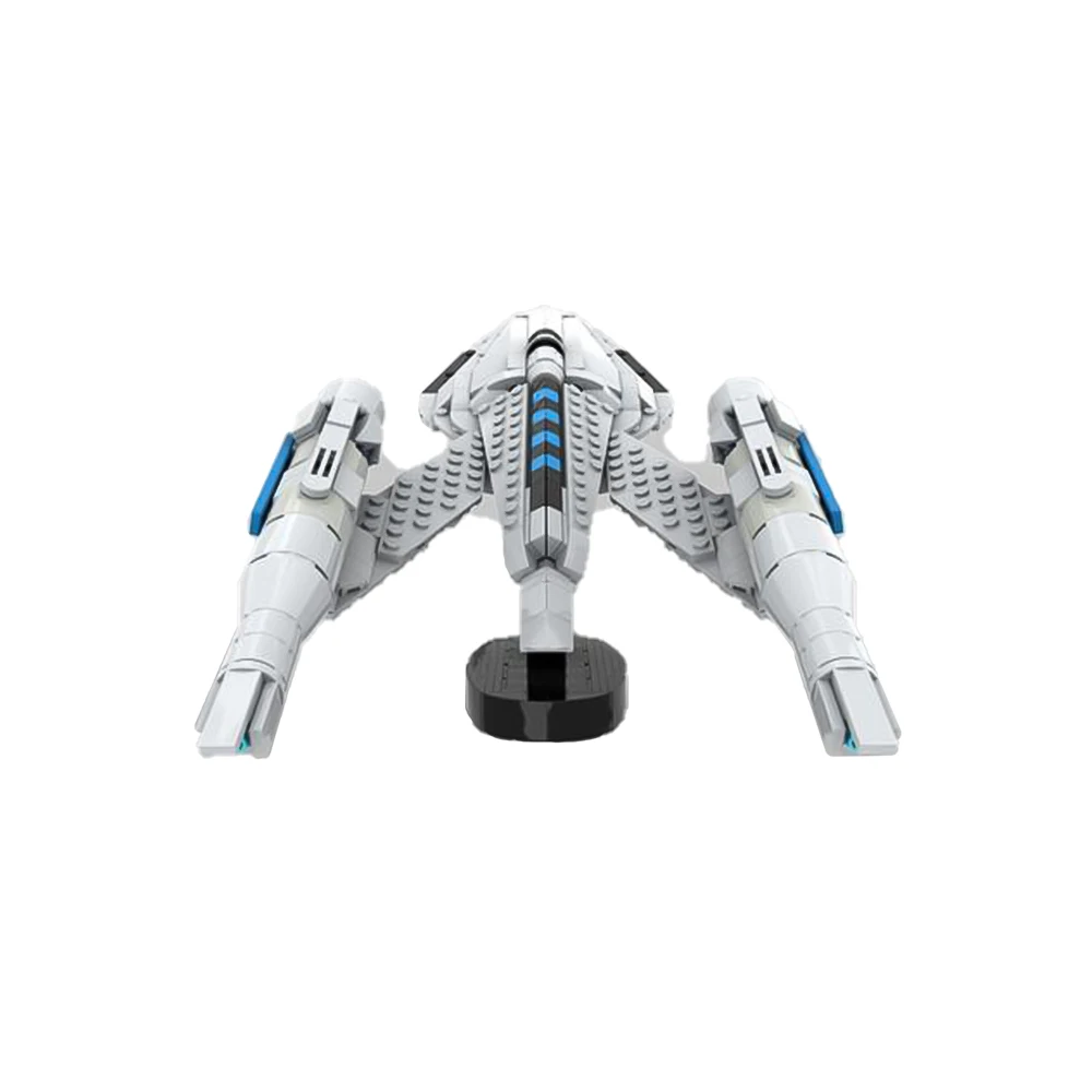 Фото MOC-179708 Космический корабль USS Protostar Модель Строительные блоки Space Terk Автомобиль-головоломка Кирпичи Сборные игрушки Креативный подарок для детей №5