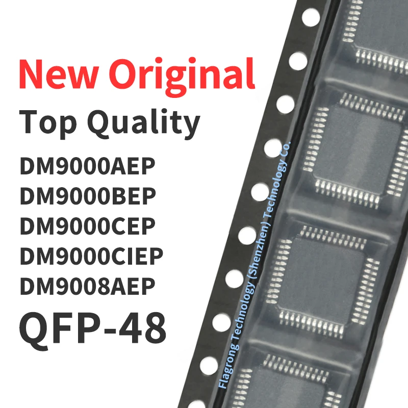 

10 PCS DM9000AEP DM9000BEP DM9000CEP DM9000CIEP DM9008AEP QFP-48 Chip IC New Original