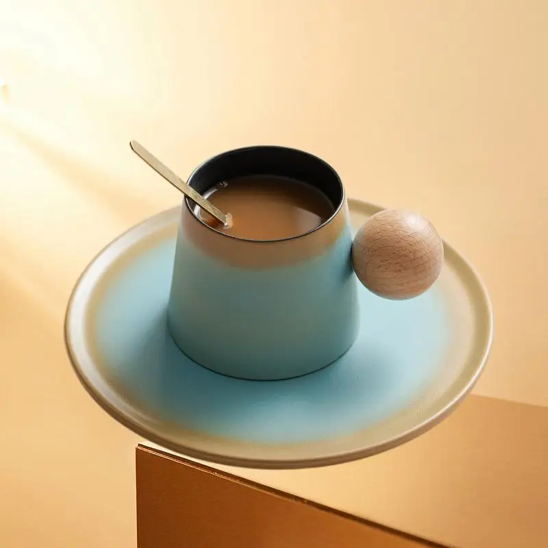 

Exquisite Ceramic Coffee Cup Set for Aesthetic Afternoon Tea at Home - Perfect Gift
