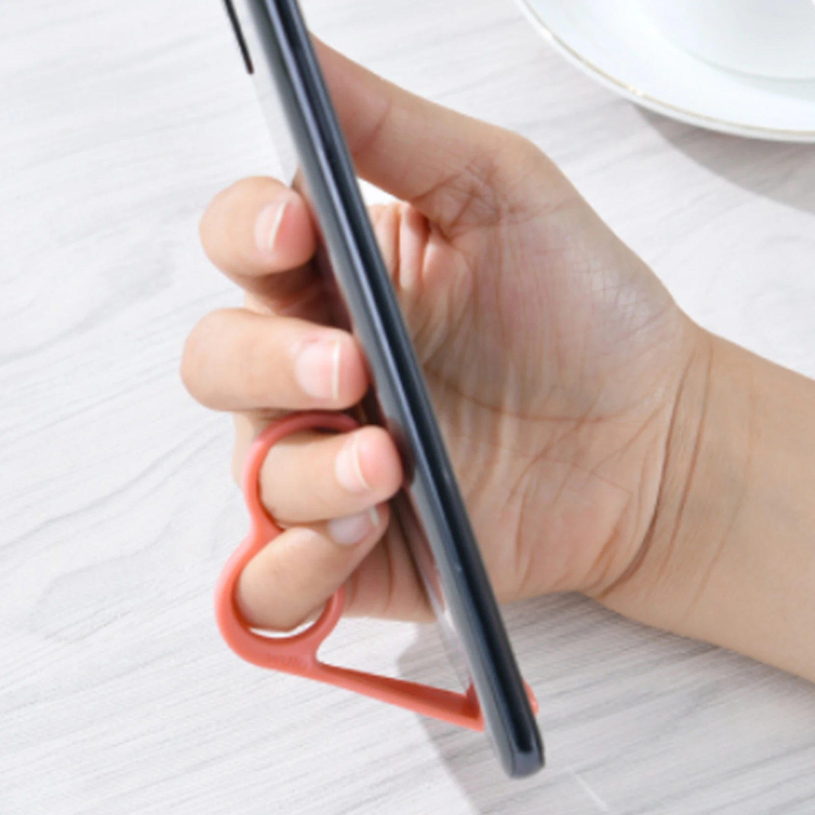Flexible Finger Ring Phone Holder Stand,Phone Finger Holder,Artifact Multi-Function Holder Ring,no Need to Paste