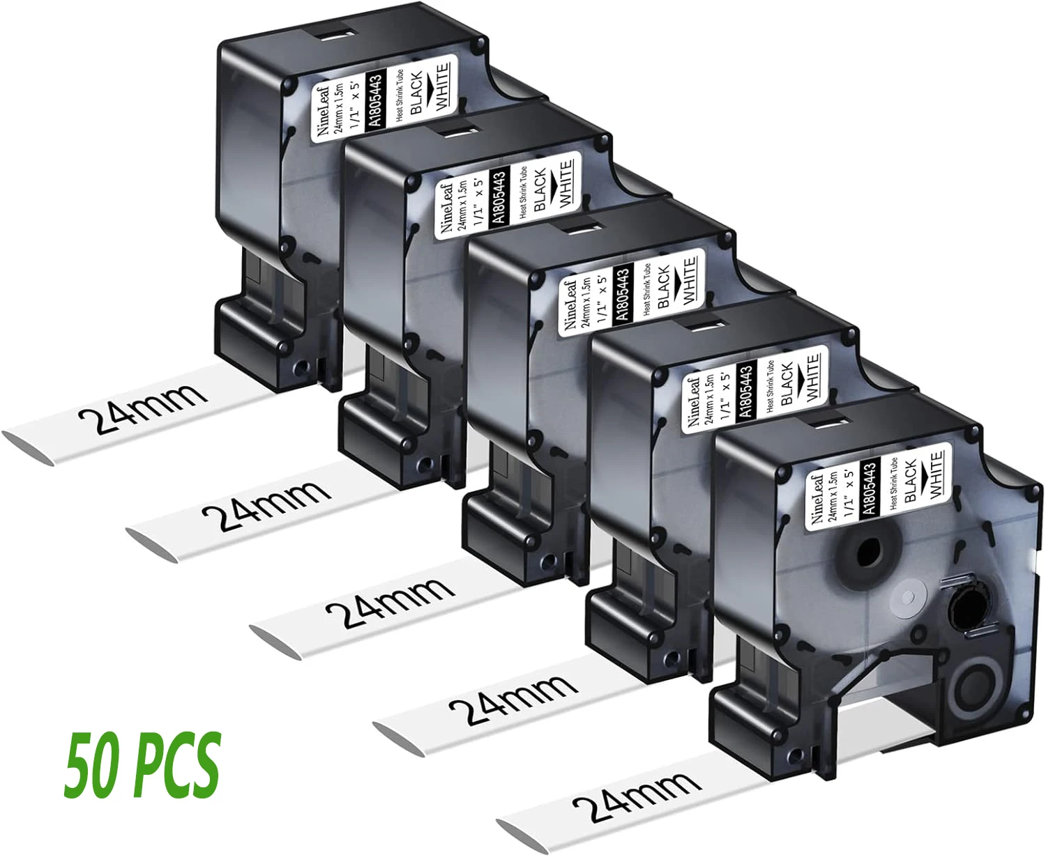 50 шт. этикетки для термоусадочных трубок 1805443 24 мм x 1 5 м