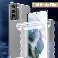 full body hydrogel film for samsung galaxy s22 plus scratch resistant mobile phone screen protector for galaxy s22s22 ultra
