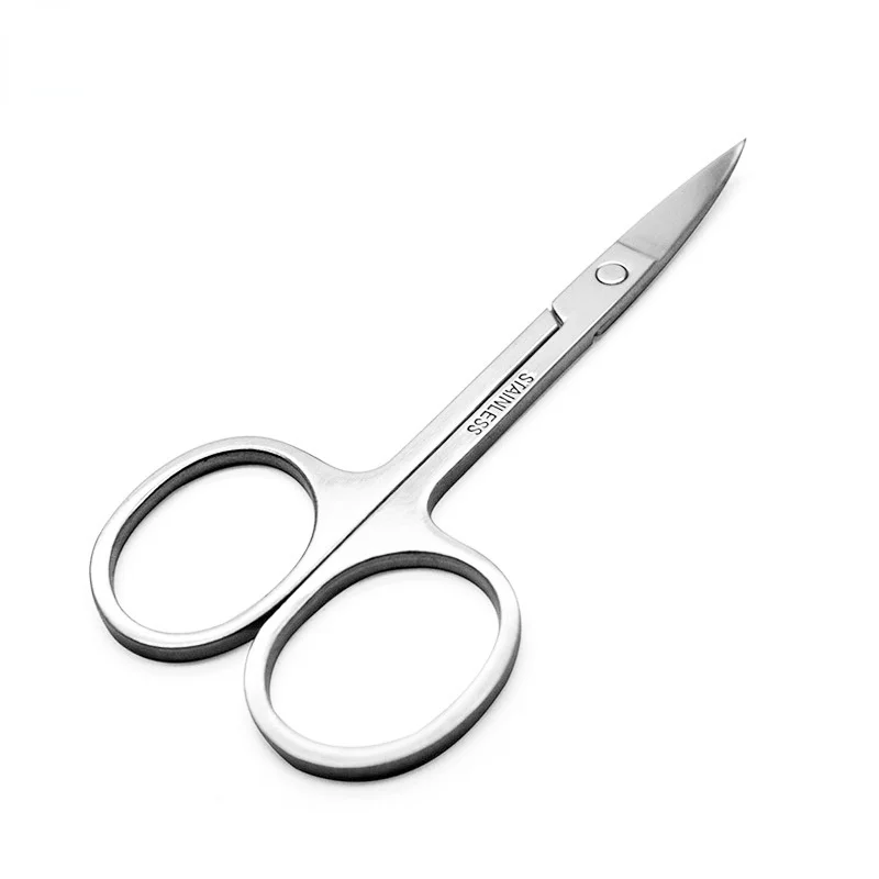 

NEW Professional Nail Scissor Manicure For Nails Eyebrow Nose Eyelash Cuticle Scissors Curved Pedicure Makeup Tools