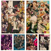 danganronpa art poster kraft paper prints and posters posters wall stickers