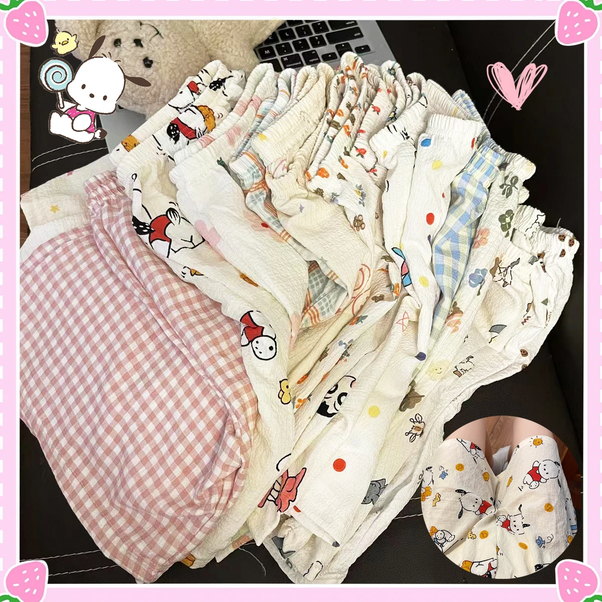 

Pochacco Shorts Kawaii Home Summer Take Walk Soft Convenient Cool Pajama Pants Anime Sanrioed Cute Girls Gifts Practical Cartoon