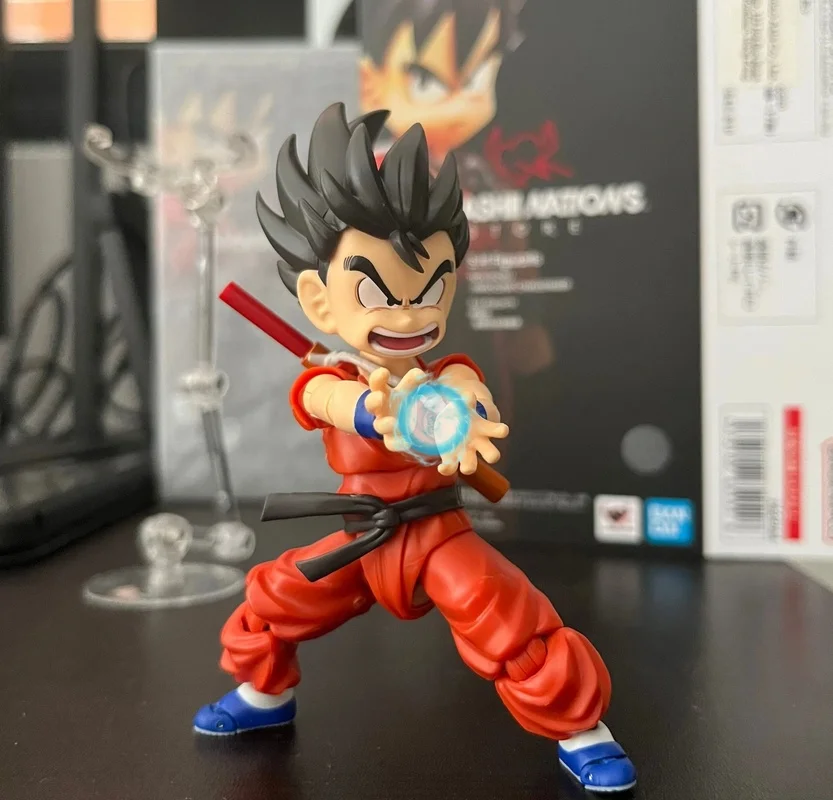 

In Stock Bandai S.H.Figuarts Dragon Ball Son Goku -Innocent Challenger- Ver. 10cm Anime Action Pvc Shf Figures Collection Model