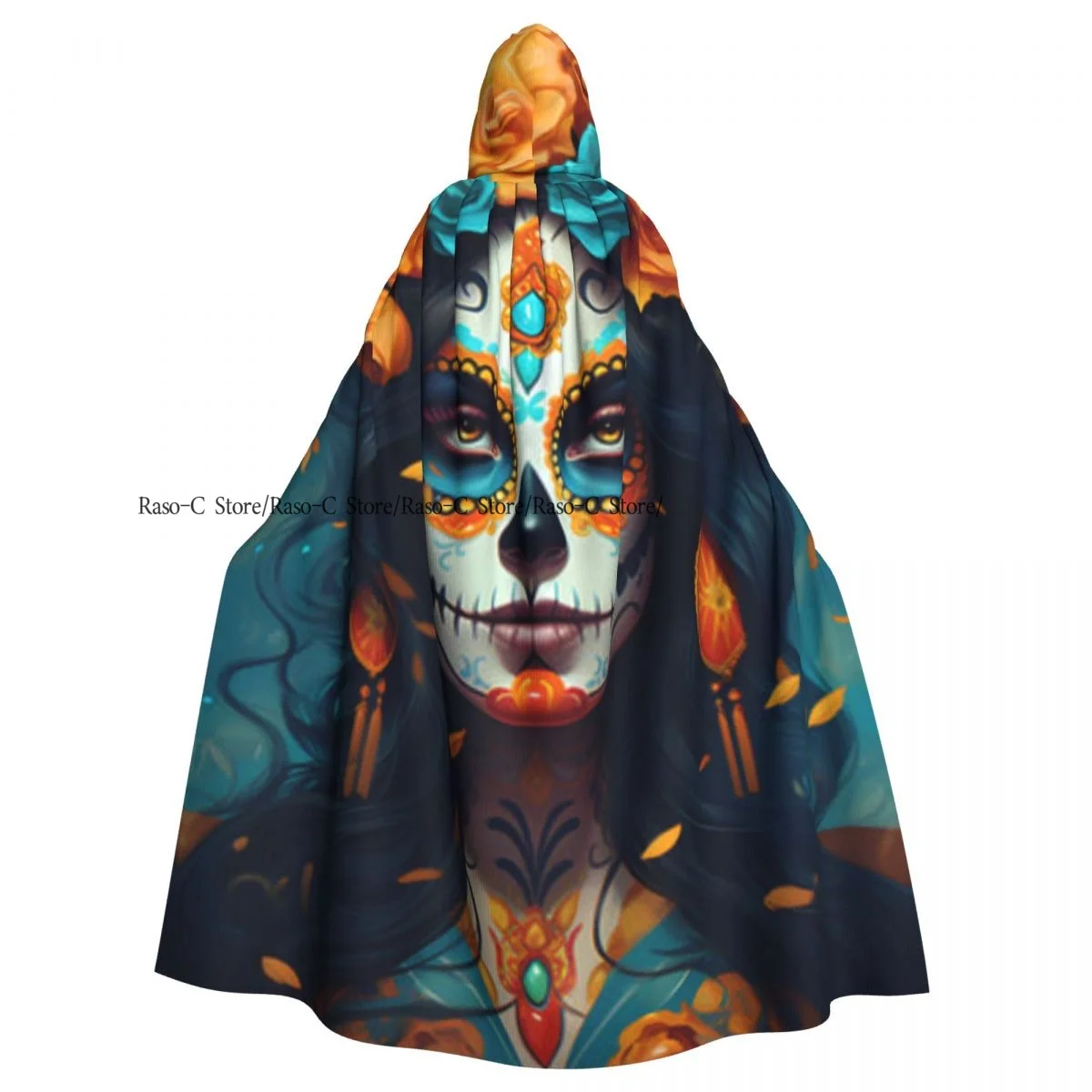 Двусторонняя накидка-накидка унисекс с капюшоном для взрослых вампиров плащ