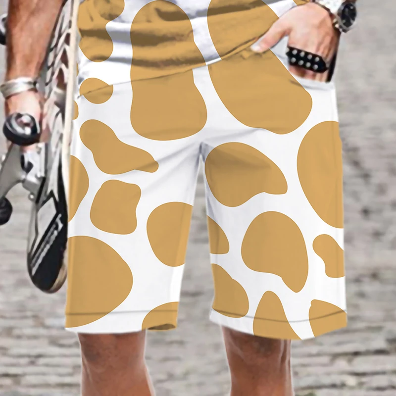 Leopard Print Beach Men/Women Mens Clothing Man Streetwear Swimsuit Loose Men's Shorts Oversized Funny Pattern Cool 2022 Casual