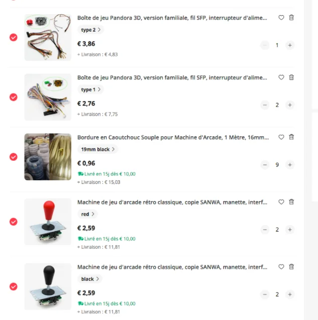 

Аркадный джойстик Copy SANWA и провода, 19 мм, Т-образное формование