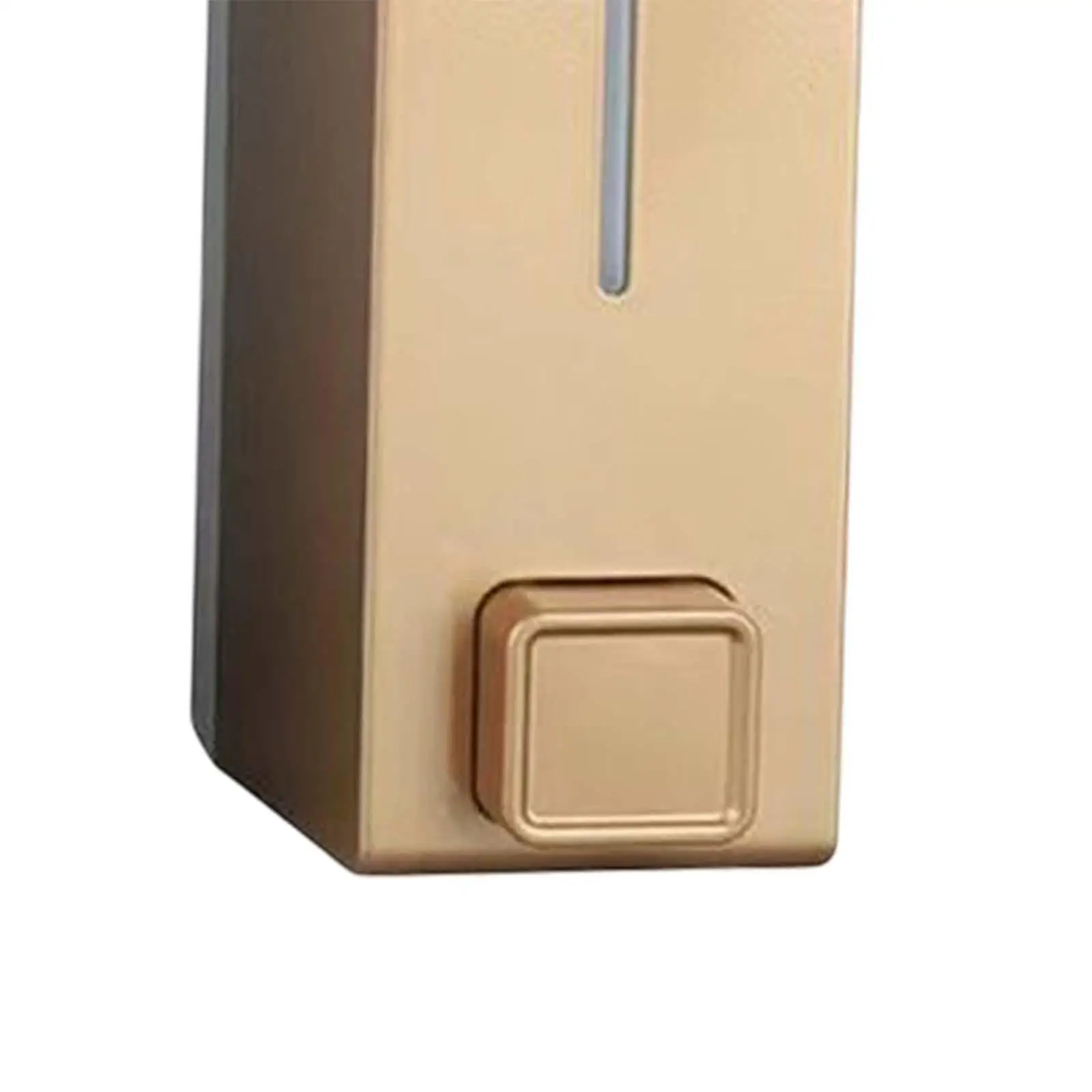 

600ml Soap Dispenser Wall Mounted Bathroom Shower Shampoo Hotel Black