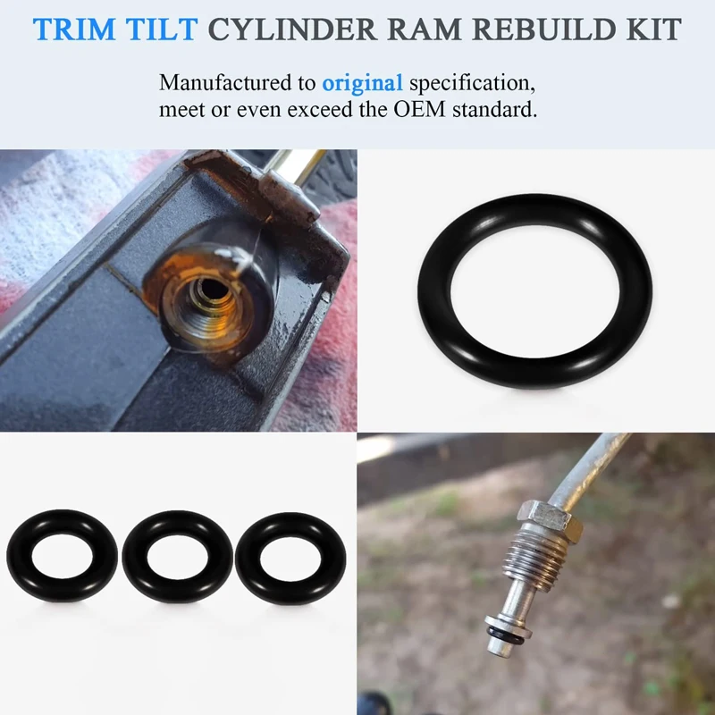 ANX Trim Cylinder Ram Rebuild Kit SX DPS -M for Volvo Penta Replacement 3857471 3857470 FSM007 Marine Boat Yacht Accessories enlarge